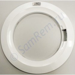 Обрамление люка СМА Samsung, DC63-00815A, внешнее, белое