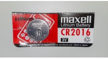 Батарейкa литиевая MAXELL CR2016, 3 В, BL5, 1шт