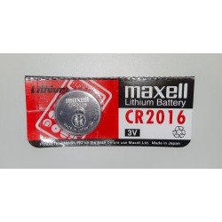 Батарейкa литиевая MAXELL CR2016, 3 В, BL5, 1шт