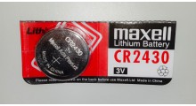 Батарейкa литиевая MAXELL CR2430, 3 В, BL5, 1шт