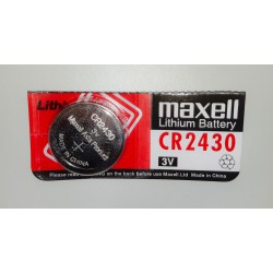 Батарейкa литиевая MAXELL CR2430, 3 В, BL5, 1шт