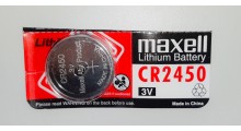 Батарейкa литиевая MAXELL CR2450, 3 В, BL5, 1шт